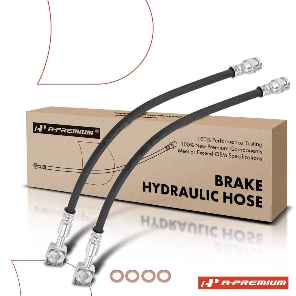2X Rear Outer Brake Hydraulic Hose for Chevrolet Sonic (2013–2016)