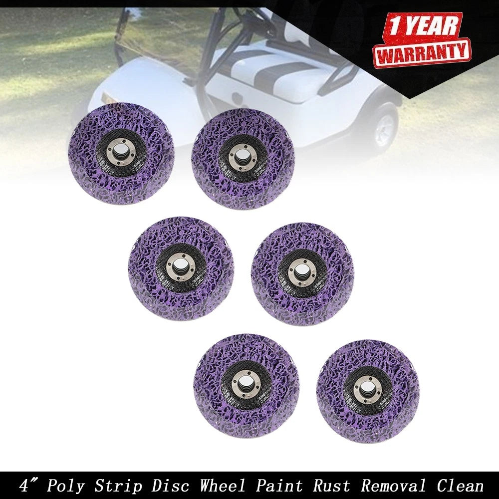 30Pcs 4" Poly Strip Disc Wheel for Angle Grinder