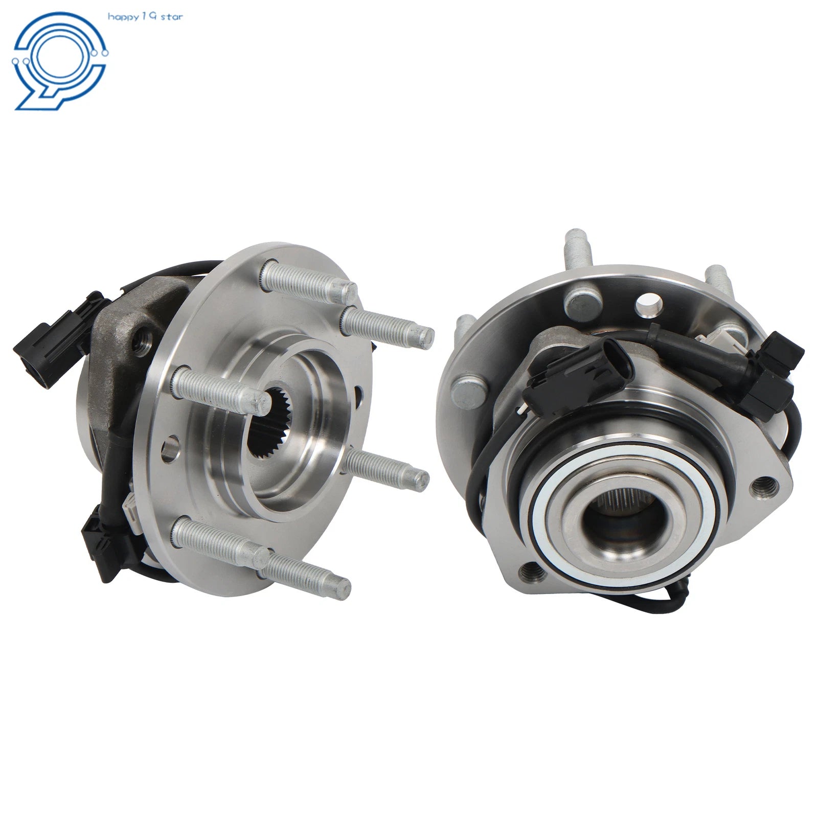 Pair Front Wheel Bearing Hubs for GMC Envoy, Buick Rainier, Trailblazer (2002–2009)