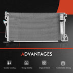 2X Radiator and AC Condenser Cooling Kit for Mitsubishi Lancer