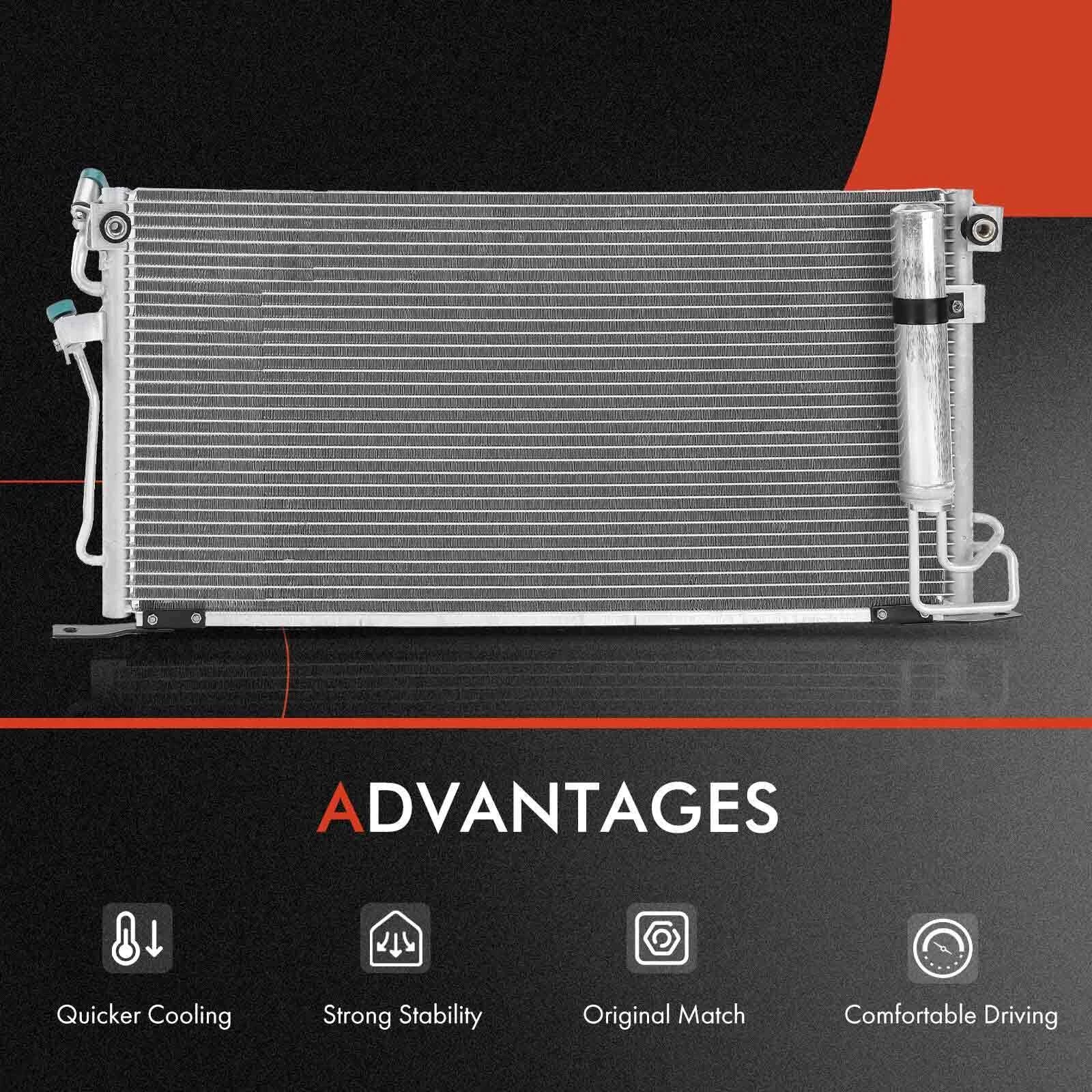 2X Radiator and AC Condenser Cooling Kit for Mitsubishi Lancer
