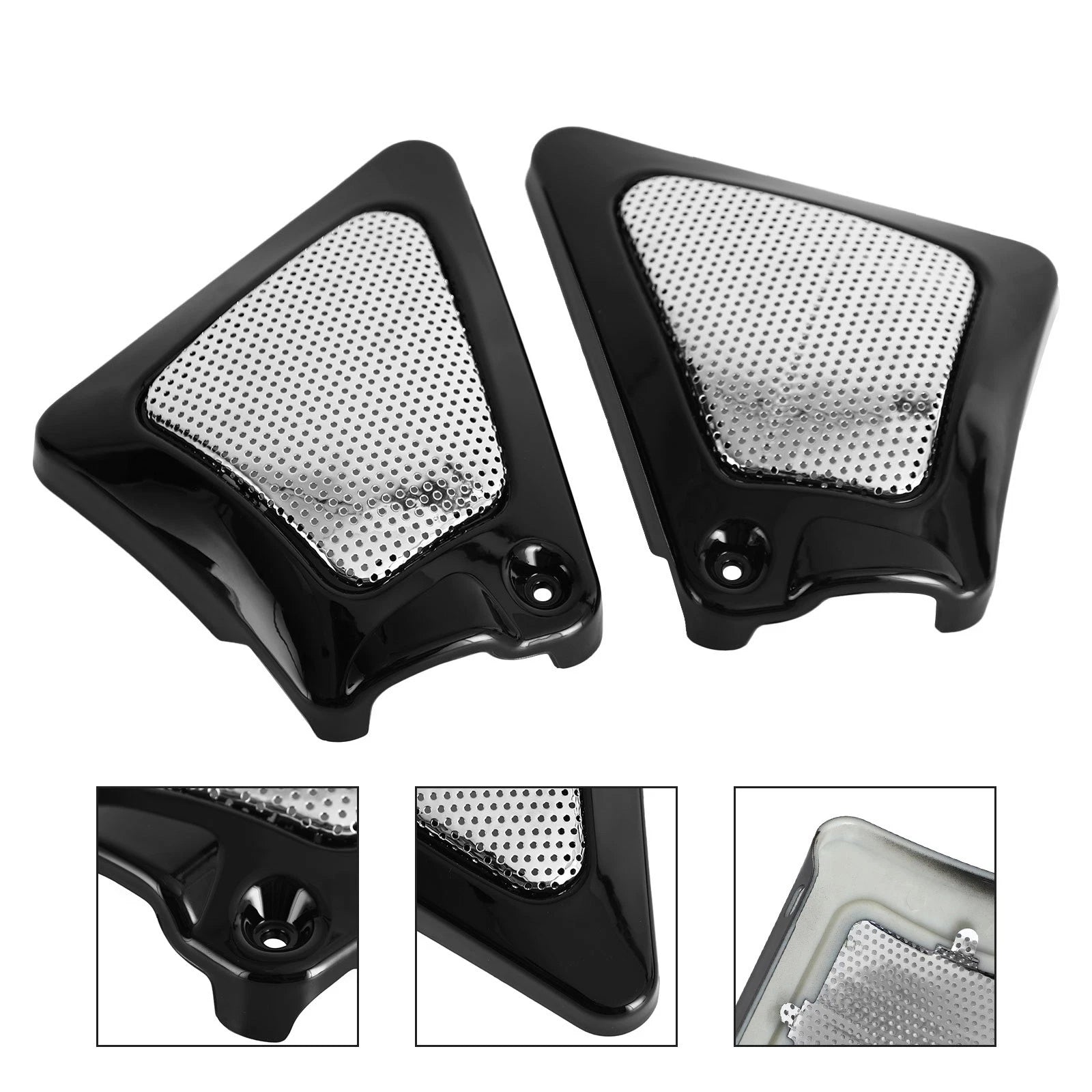 Airbox Frame Neck Side Cover for V-Rod VRSCA (2002–2007) Black