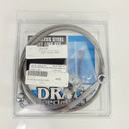 Front Brake Line for FXST/DWG (1984–1999) 1204-2740, Clear-Coated Stainless Steel