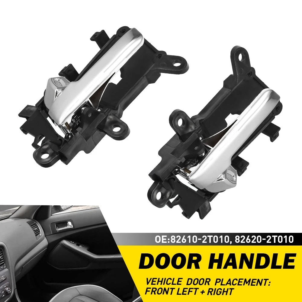 2X Black Chrome Interior Door Handle for Kia Optima (2011–2013) EPY