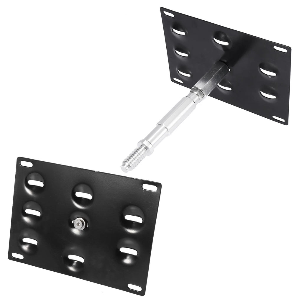 Tow Hook License Plate Mount Bracket Set for Ford 