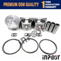 Set of 3 STD 3TNV76 Piston Set W Rings for Yanmar 3TNV76