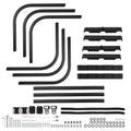Adjustable Bed Extender for Nissan Frontier (2005–2023) Aluminum Black
