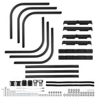 Adjustable Bed Extender for Nissan Frontier (2005–2023) Aluminum Black