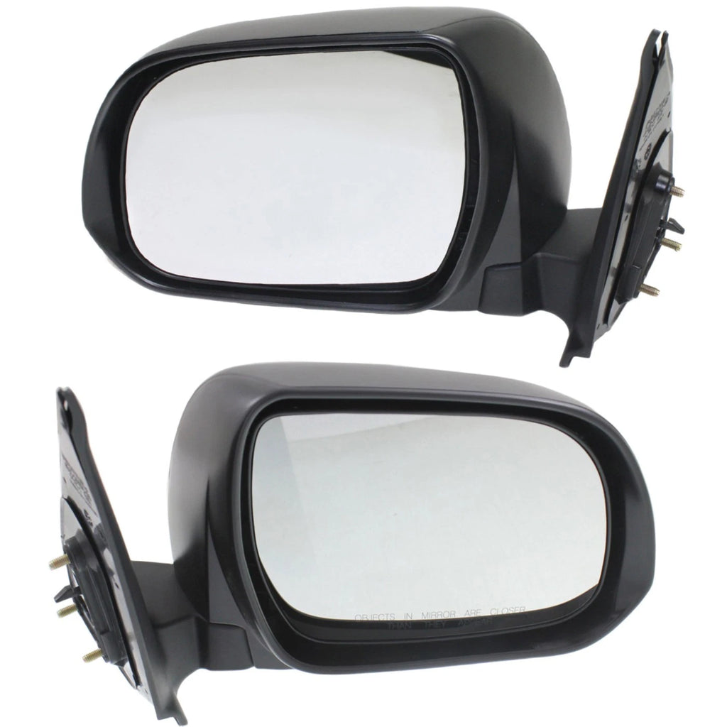 Manual Mirror Set for Toyota Tacoma (2012–2015) Textured Black Folding