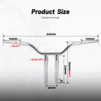 1-1/4" MX-T Bars Handlebar 14" Rise for Harley Softail 883 XL XR Dyna (2000–2023)