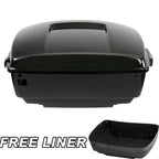 Black King Pack Trunk for Harley Touring Road Glide Road King (2009–2013)