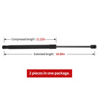 Front Hood Lift Supports Shocks Struts for Dodge Ram 1500-5500 (2002-2008)