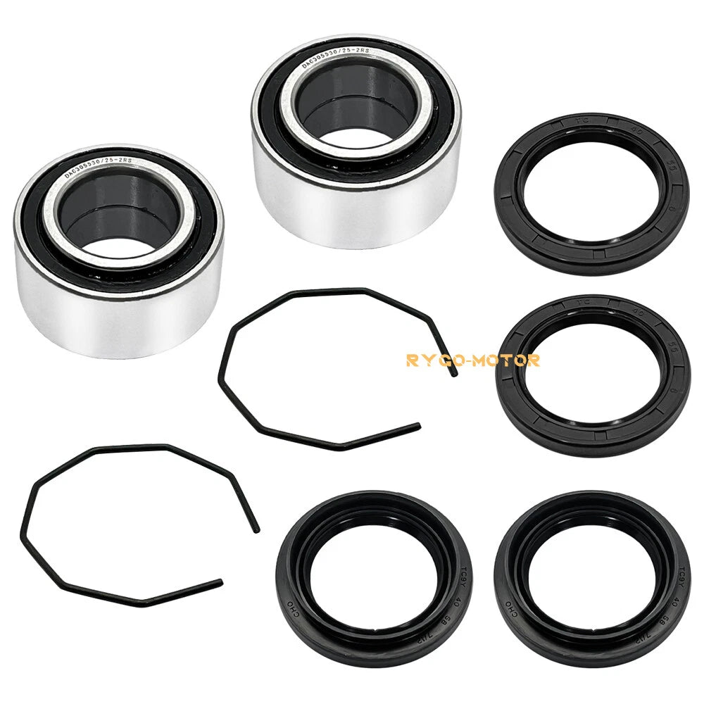 Front Wheel Hub Bearings Seal Kit for Arctic Cat ATV 375 400 500 600 (2000–2023)