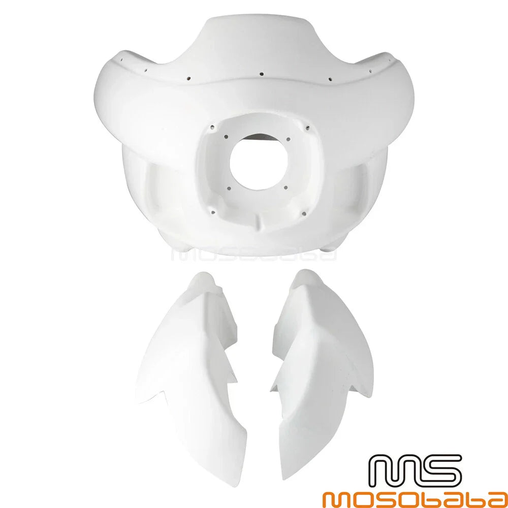 White Front Upper & Lower Fairing Kits for Harley Street Bob 114 (2021-23)