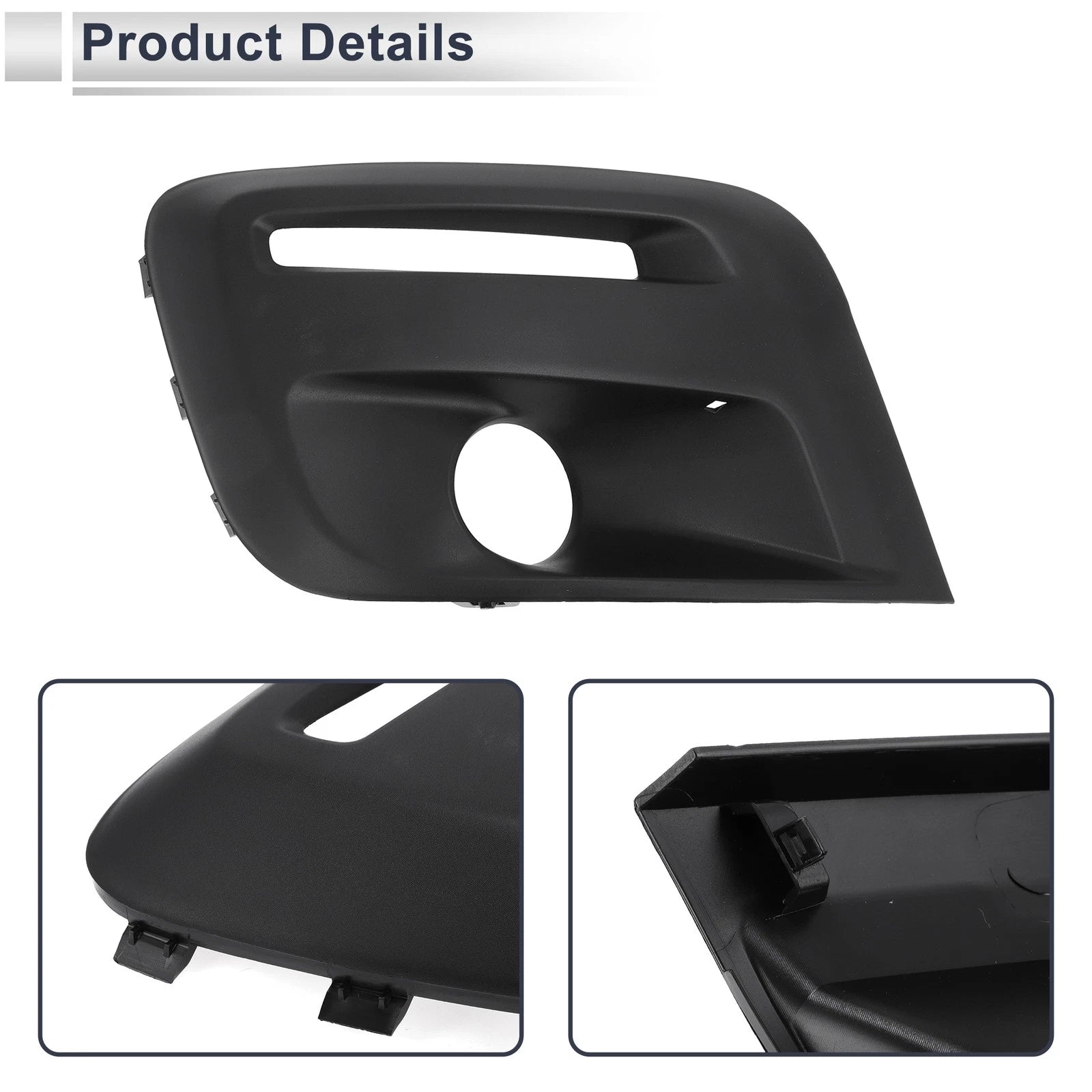 1 Pc Fog Light Grill for Nissan Partner (2015–2018) No./ Black