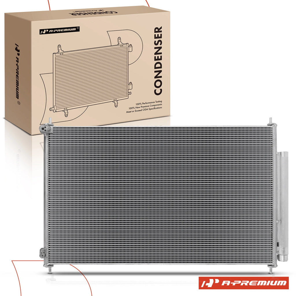 AC condenser with receiver drier for Honda Pilot (2009–2015)