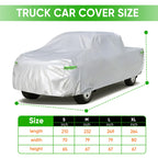 Car Cover for Pickup Truck (Waterproof, UV Resistant)