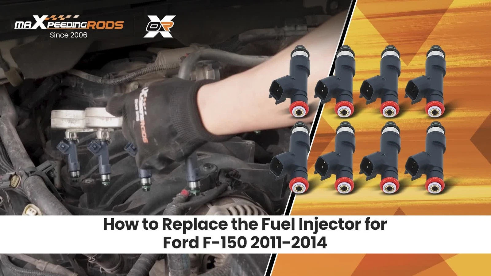 8PCS Fuel Injector for Ford F-150/F-250/F-350 6.2L (2010–2015) AL3E-F7A