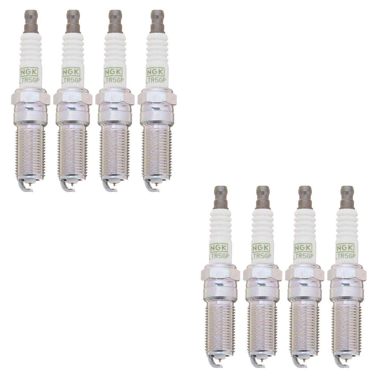 Set of 8 NGK G-Power Platinum Spark Plugs LTR5GP for CTS Camaro Tahoe