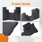 Set of All-Weather TPE Floor Mats for Honda CR-V (2023–2025)
