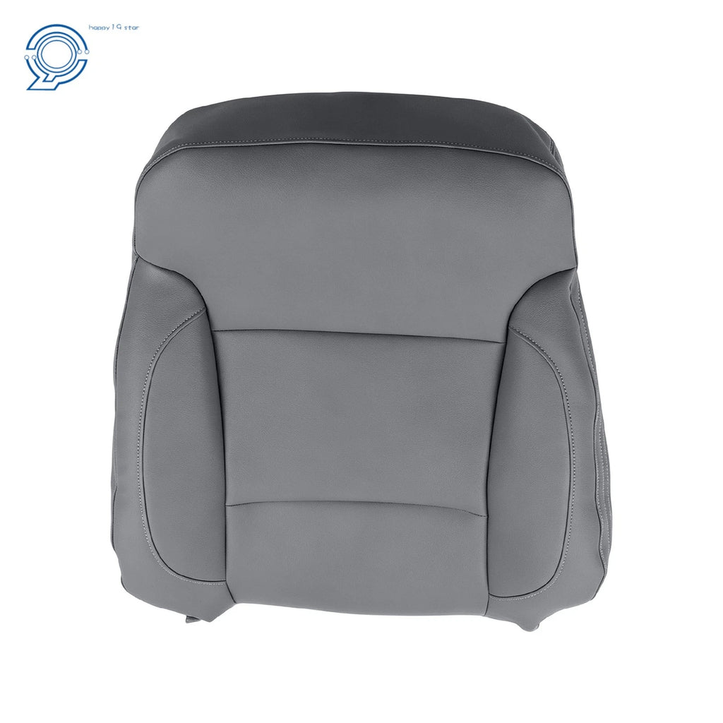 Driver Bottom Top Seat Cover for Chevy Silverado Suburban Tahoe (2014–2019) Gray