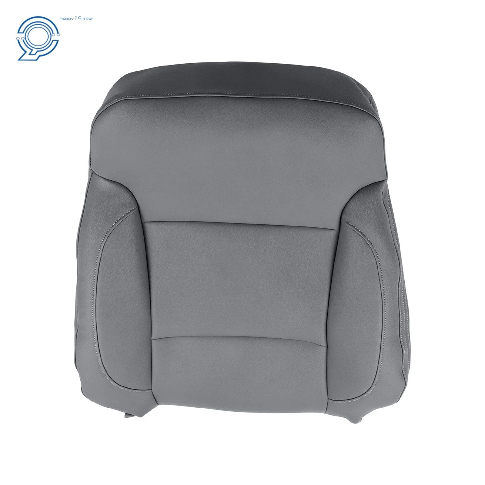 Driver Bottom Top Seat Cover for Chevy Silverado Suburban Tahoe (2014–2019) Gray
