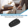 3 Buttons Keyless Entry Remote Key Shell Case for Ford Fiesta Kuga Focus Transit