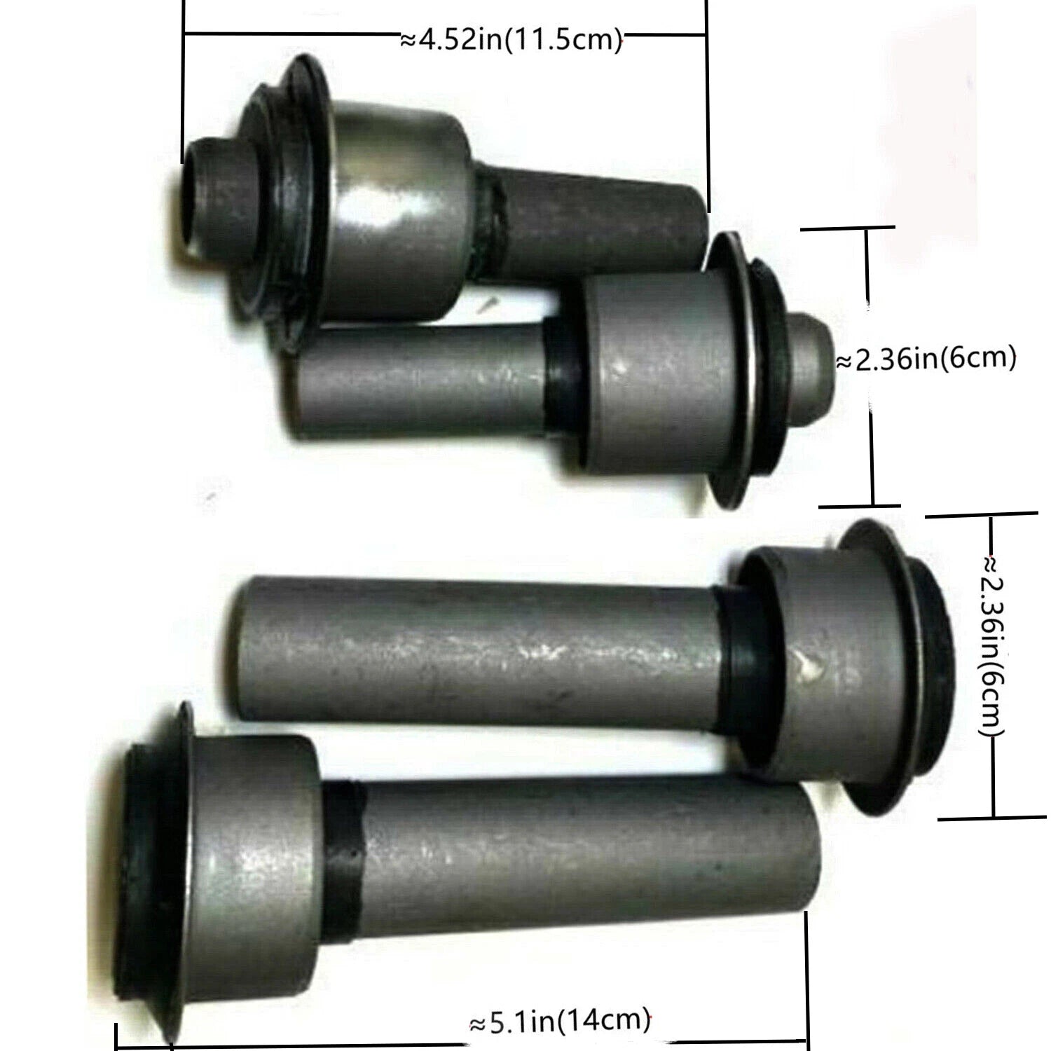 Set of 4 Front Rearward Sub Frame Bushings for Nissan Sentra (2007–2012)