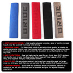 1 Pair Seat Belt Cover Shoulder Pads for Universal Fit (Racing Fabric)