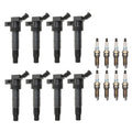 Set of 8 Ignition Coils & Iridium Spark Plugs for 5.0L V8