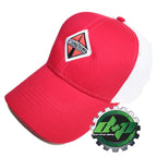 Red and White Mesh Back Hat for International Trucks (Diesel)