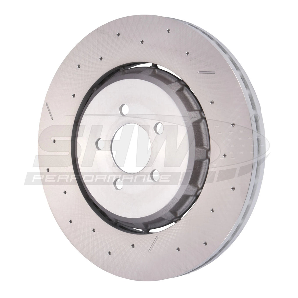Front Slotted 390mm Disc Brake Rotor for Dodge Challenger Charger (2015–2023)