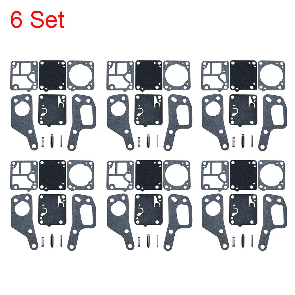 Set of 6 Carburetor Kits for Zama RB19 M1M7 Chainsaw McCulloch Mini Mac 110-130
