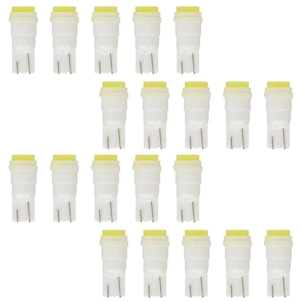 20x T10 White 194 LED Bulbs for Toyota (1980–2012)