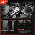 Serpentine Belt for Toyota Corolla, Volkswagen Jetta