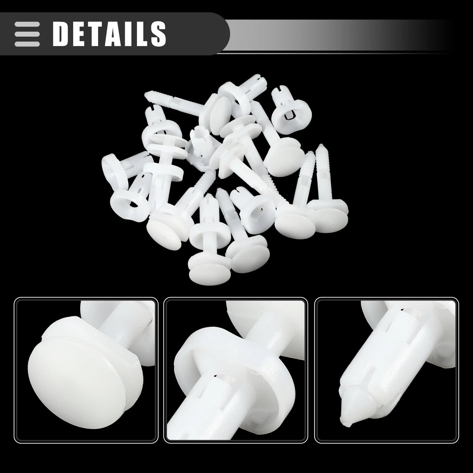 10Pcs Door Trim Panel Push Clips for Chevrolet C2500 (No. 15960325)