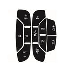 Steering Wheel Navigation Radio Button Sticker for Cadillac Chevy Tahoe Suburban (2007-2014)