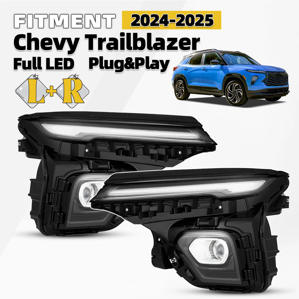 Full LED Headlight Set for Chevy Trailblazer LT/ACTIV/RS (2024–2026)