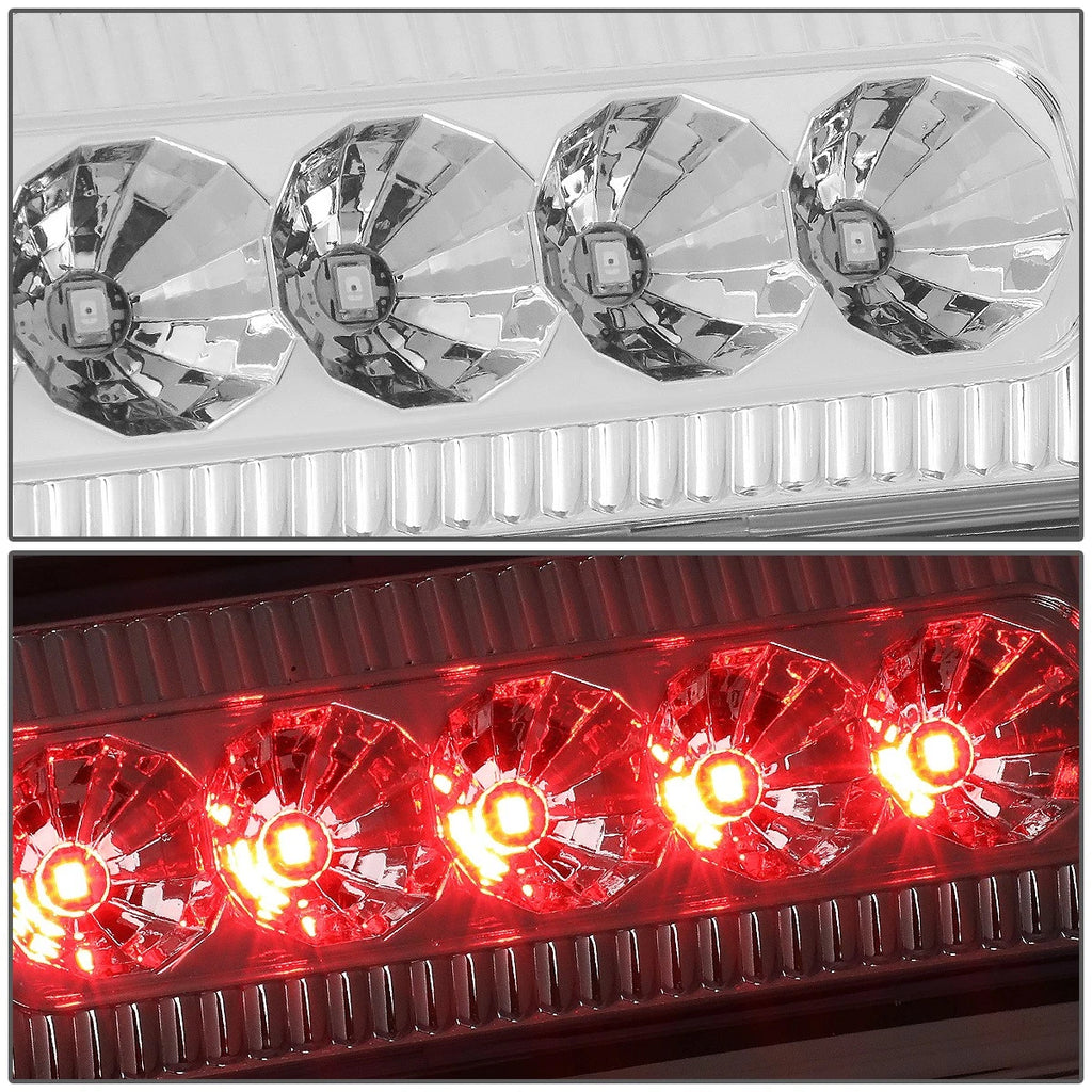 Full LED 3rd Tail Brake Light for Nissan Cube (2009–2014) - Chrome