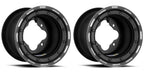 DWT G3 Black Rear Dual Beadlock Rims for YFZ450 Banshee Raptor (9" 9X9 4/115)