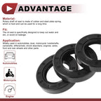 Set of 5 Rotary Shaft Oil Seals 30x50x10mm Nitrile Rubber 672668828601
