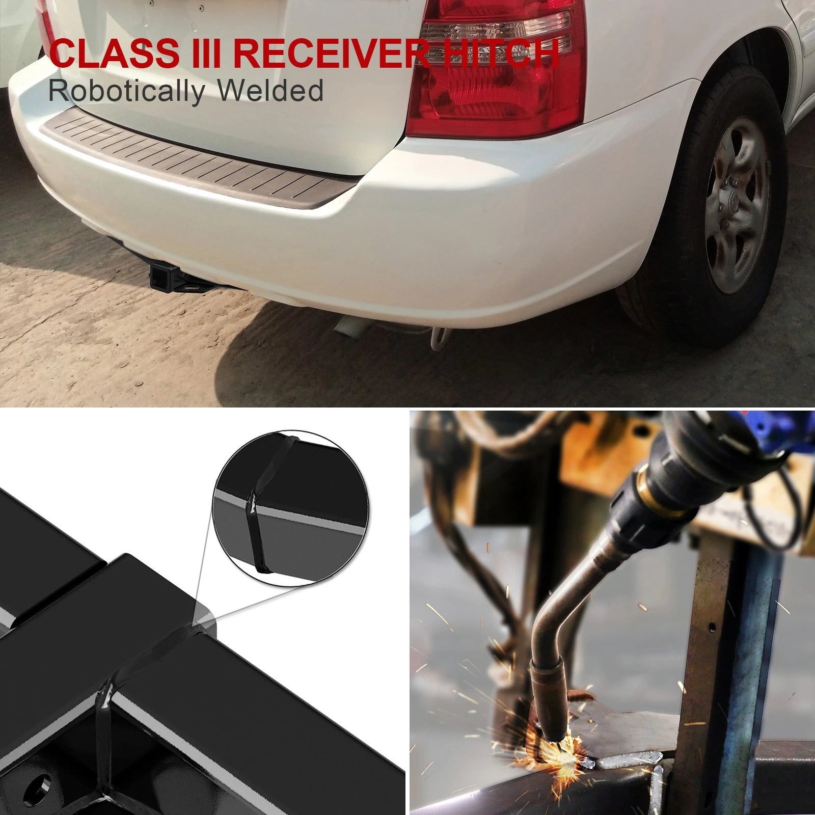 2 Inch Trailer Hitch Receiver for Toyota Highlander (2004-2007)