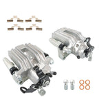 2X Rear Brake Calipers with Bracket for Volkswagen Audi (2000–2010)