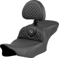 SADDLEMEN Roadsofa Seat for Harley Davidson (2014–2023) - Dragon Scale Stitch
