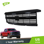 Black Mesh Front Grille Assembly for Chevrolet Silverado 2500 HD (2015–2019)