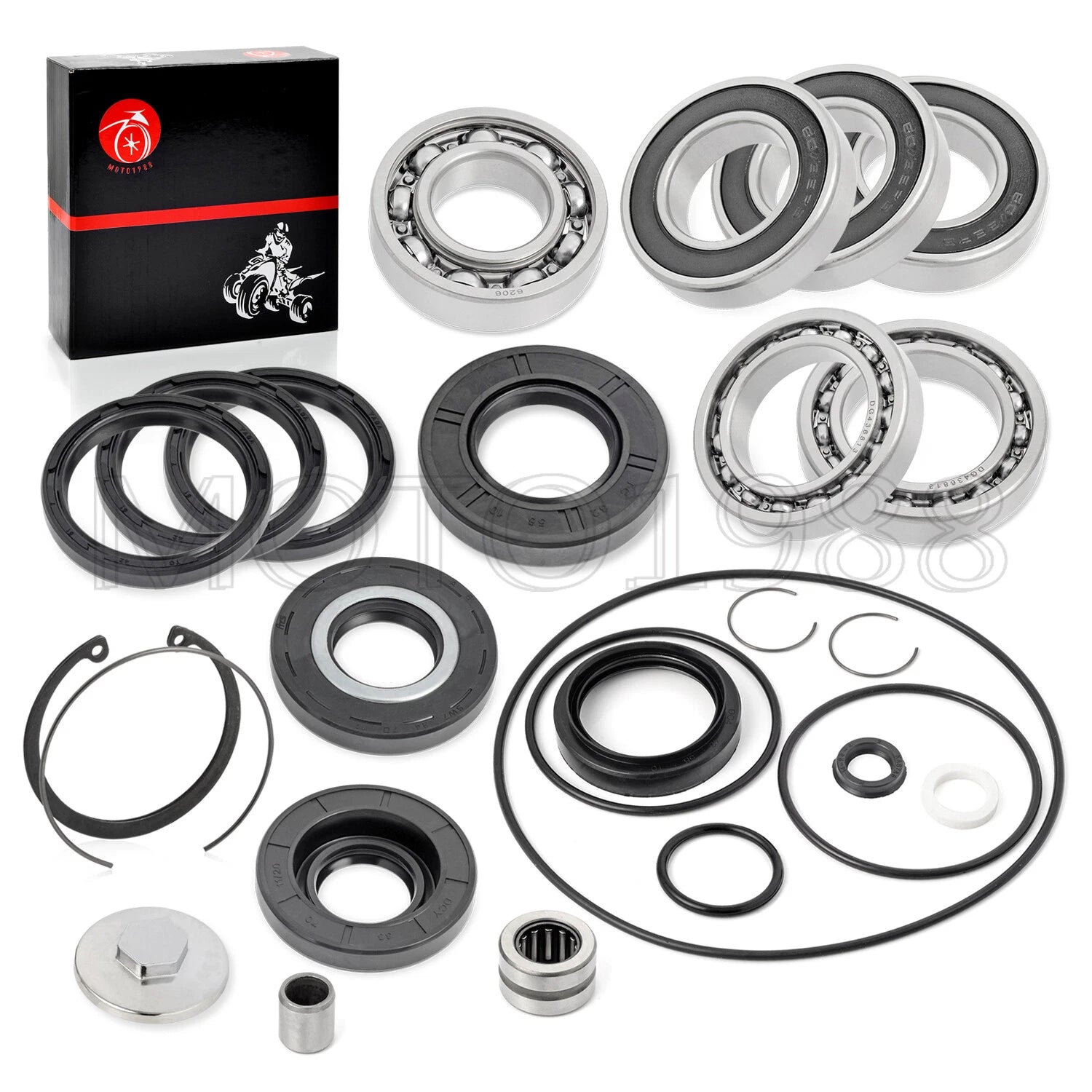 Rear Axle & Differential Bearing Seal Kit for Honda TRX250EX TRX250X (2001–2020)