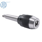 Keyless Steel Drill Chuck 1/32"-1/2" Taper 3 MT3 Integral Shank