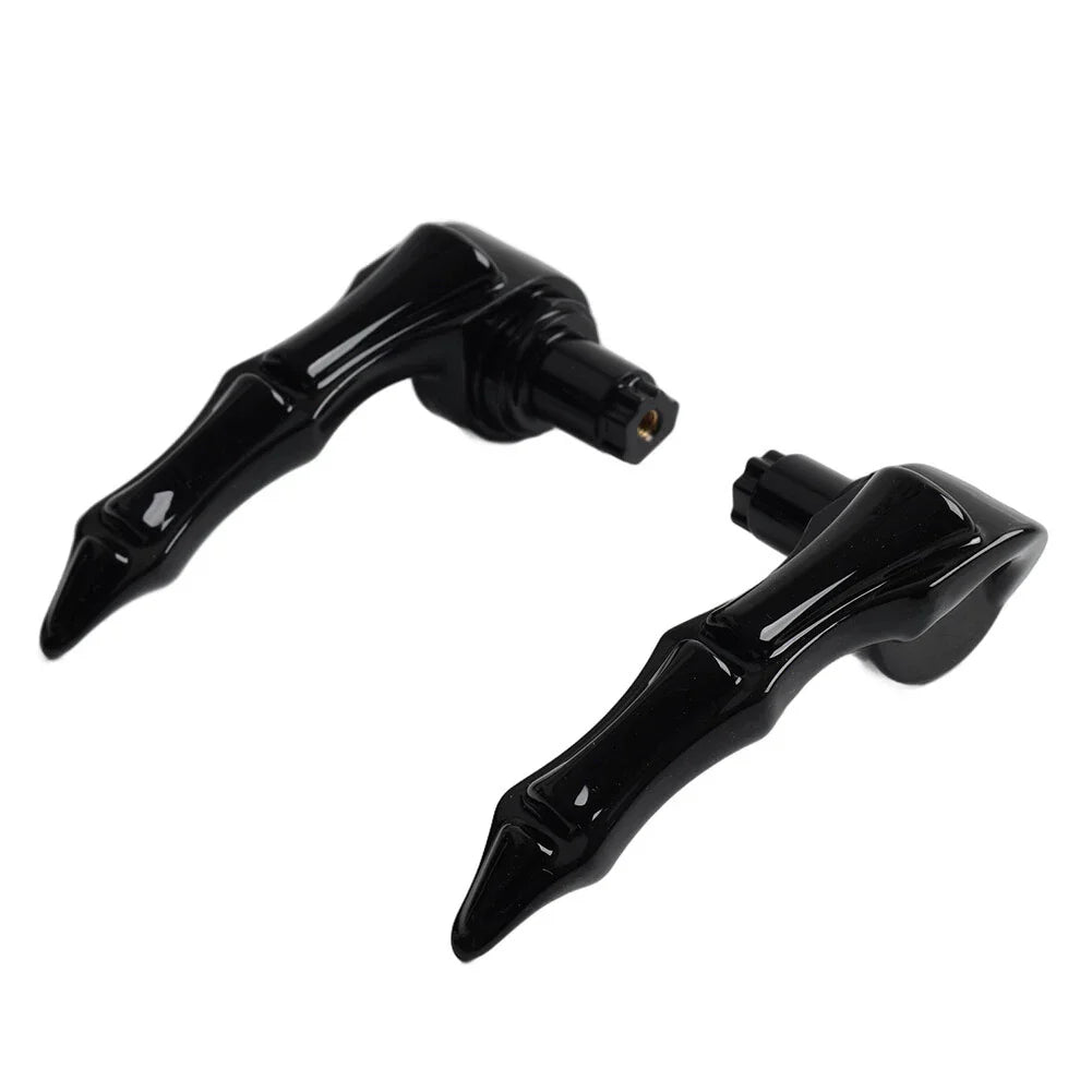 Black Saddlebag Skull Fingers Latch Handles for Harley Touring Bagger (2014- )