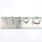 50pcs Solid Ring Split Ring Swivel for Fishing Tools
