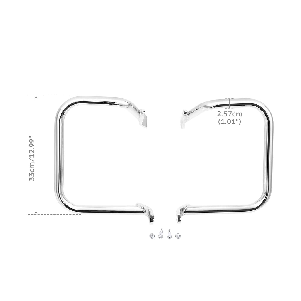 Rear Saddlebag Guard Rail Crash Bar for Harley Heritage Softail FLSTC (2000–2017)
